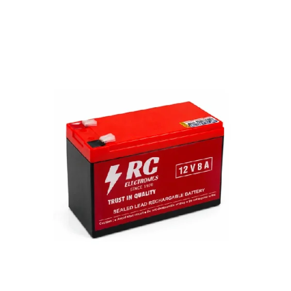 12V 8AH Sealed Lead Rechargeable Battery