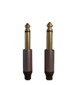 P38-P38 SLIM AUDIO CORD Length-1.5M Copper Wire Metal Connector with PVC molding - Image 2