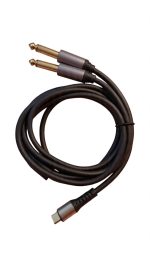 TYPE C - 2 P38 Audio Cord Length-1.5M Copper Wire Metal Connector with PVC molding - Image 2