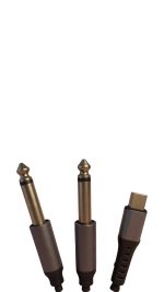 TYPE C - 2 P38 Audio Cord Length-1.5M Copper Wire Metal Connector with PVC molding - Image 3