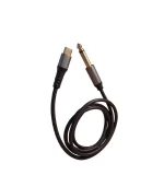 TYPE C- P38 Audio Cord Length-1.5M Copper Wire Metal Connector with PVC molding