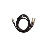 TYPE C - 2 P38 Audio Cord Length-1.5M Copper Wire Metal Connector with PVC molding