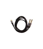 TYPE C - 2 P38 Audio Cord Length-1.5M Copper Wire Metal Connector with PVC molding